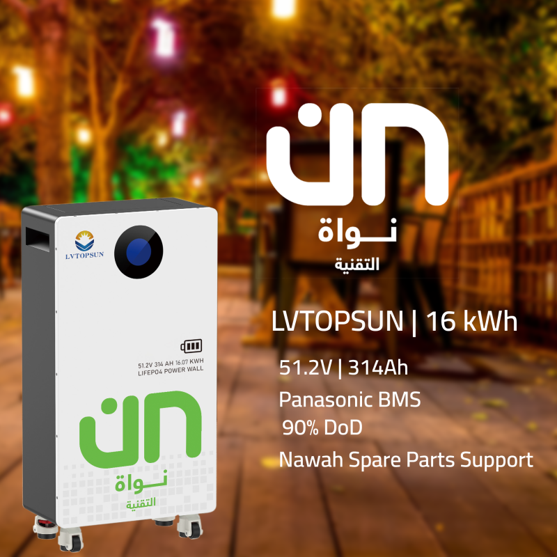 پاتری لیسیۆمی LVTOPSUN توانای ١٦ کیلۆوات
